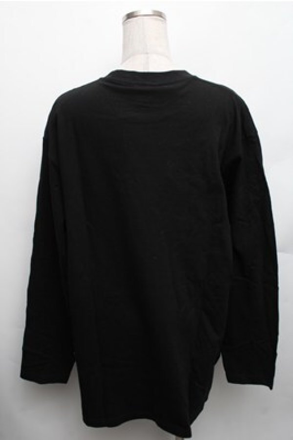 画像2: NieR Clothing / だるまシエル ロンT XL 黒 S-26-01-26-026-PU-TO-TE-ZS (2)