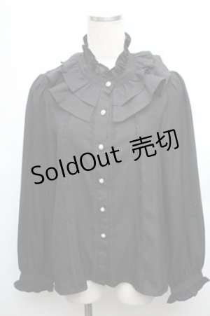 画像: axes femme kawaii / 童話の小公女ブラウス  黒 S-26-01-26-027-AX-BL-AS-ZS