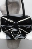 画像3: Angelic Pretty / 宝石リボンボストンバッグ  黒 S-26-01-27-033-AP-BG-TE-ZS (3)