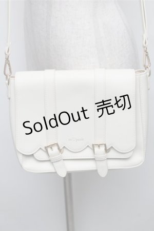 画像: m petit by misako / スカラップショルダーバッグ  オフ S-26-01-27-034-LO-BG-AS-ZS