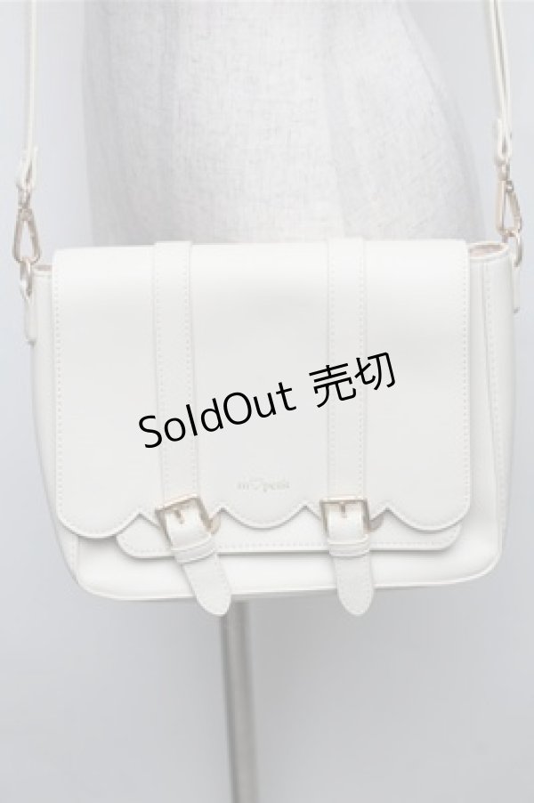 画像1: m petit by misako / スカラップショルダーバッグ  オフ S-26-01-27-034-LO-BG-AS-ZS (1)
