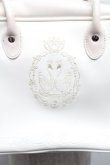 画像3: metamorphose / スワン刺繍ハンドバッグ  白 S-26-01-27-037-ME-BG-AS-ZS (3)