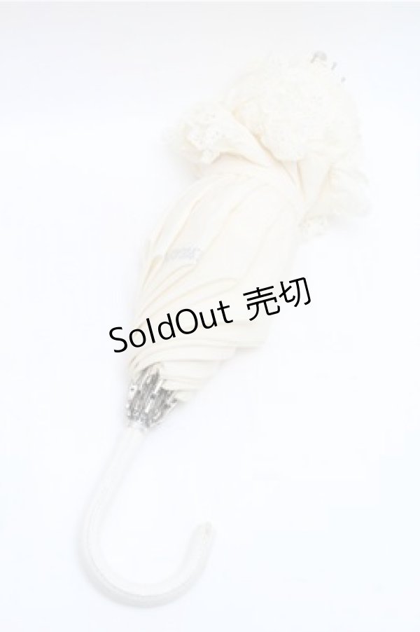 画像1: BABY,THE STARS SHINE BRIGHT / BABYフリル折りたたみ傘  オフ S-26-01-27-008-BA-ZA-AS-ZS (1)