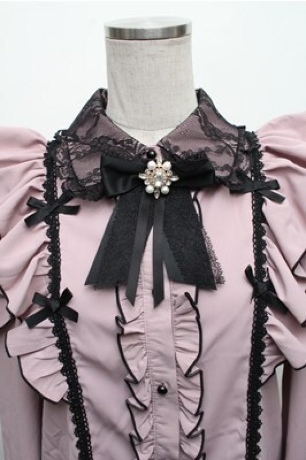 画像3: Rojita / プチリボンブラウス  ピンク S-26-01-27-046-LO-BL-HR-ZS (3)