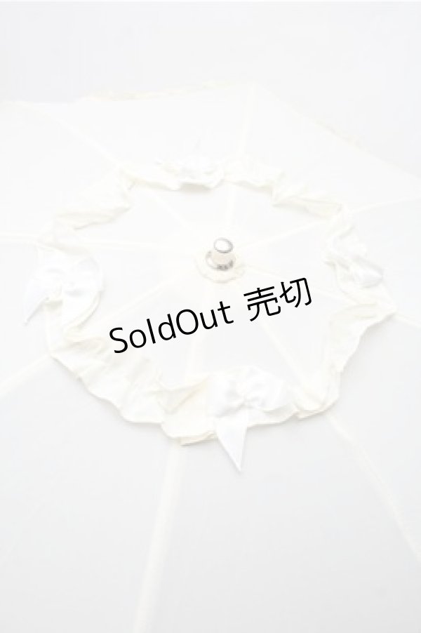 画像3: BABY,THE STARS SHINE BRIGHT / BABYフリル折りたたみ傘  オフ S-26-01-27-009-BA-ZA-AS-ZS (3)