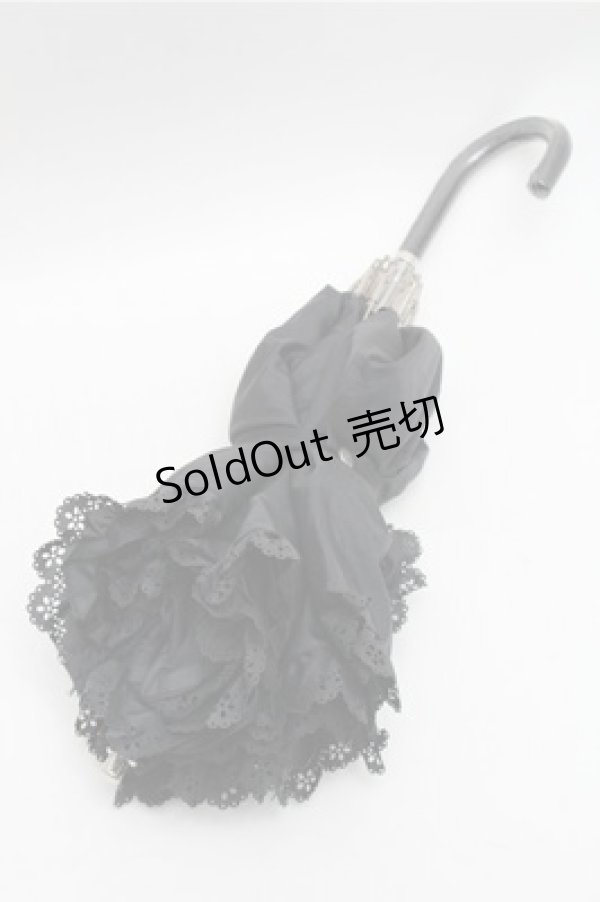 画像1: BABY,THE STARS SHINE BRIGHT / BABYフリル折りたたみ傘  黒 S-26-01-27-010-BA-ZA-AS-ZS (1)