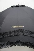 画像2: BABY,THE STARS SHINE BRIGHT / BABYフリル折りたたみ傘  黒 S-26-01-27-010-BA-ZA-AS-ZS (2)