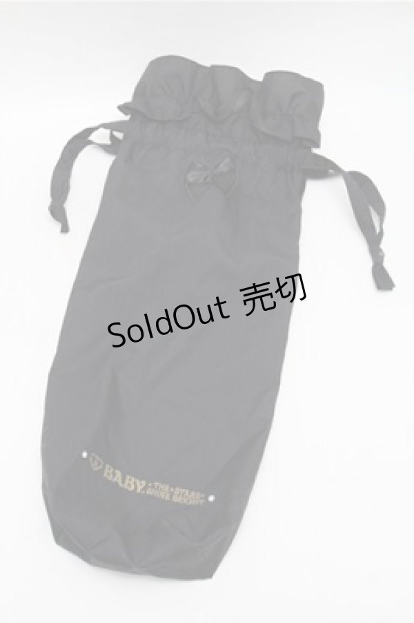 画像4: BABY,THE STARS SHINE BRIGHT / BABYフリル折りたたみ傘  黒 S-26-01-27-010-BA-ZA-AS-ZS (4)