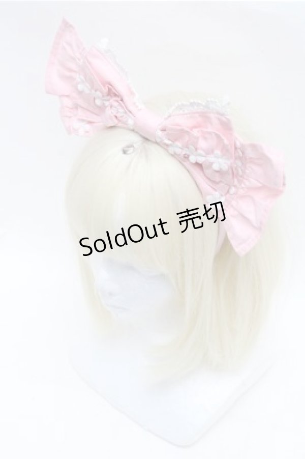 画像1: BABY,THE STARS SHINE BRIGHT / リボンカチューシャ  ピンク S-26-01-27-015-BA-AC-AS-ZS (1)