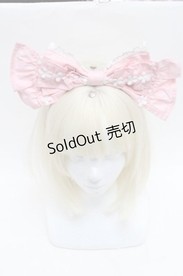 画像2: BABY,THE STARS SHINE BRIGHT / リボンカチューシャ  ピンク S-26-01-27-015-BA-AC-AS-ZS (2)