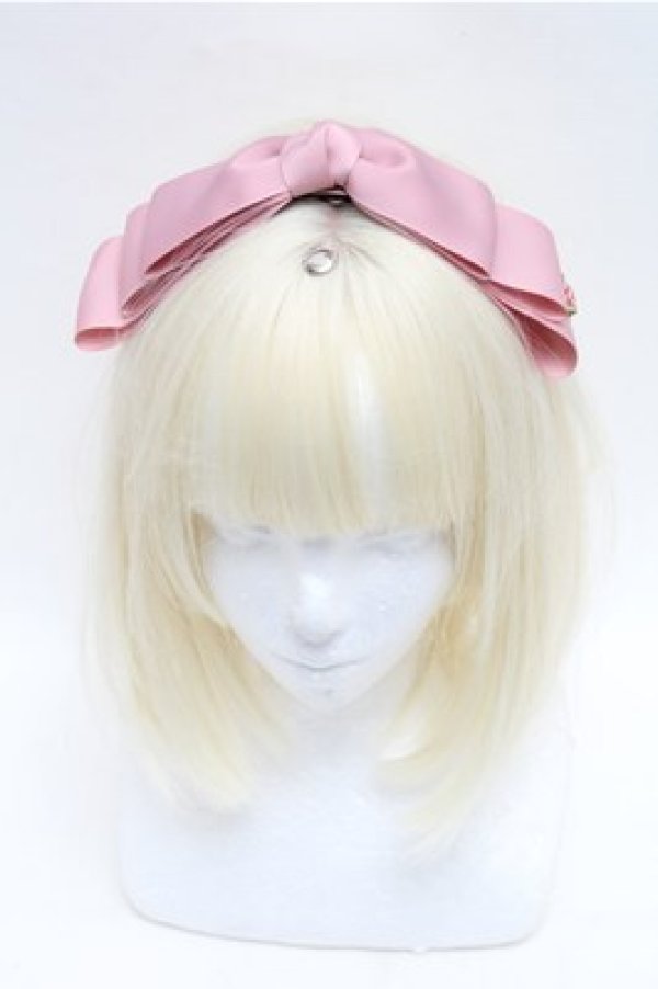 画像2: m petit by misako / NINA'sコラボ AM*NIリボンカチューシャ  ピンク S-26-01-27-018-LO-AC-TE-ZS (2)