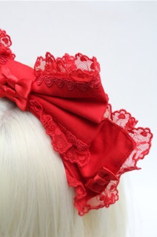 画像3: Angelic Pretty / リボンカチューシャ  赤 S-26-01-27-020-AP-ZA-AS-ZS (3)