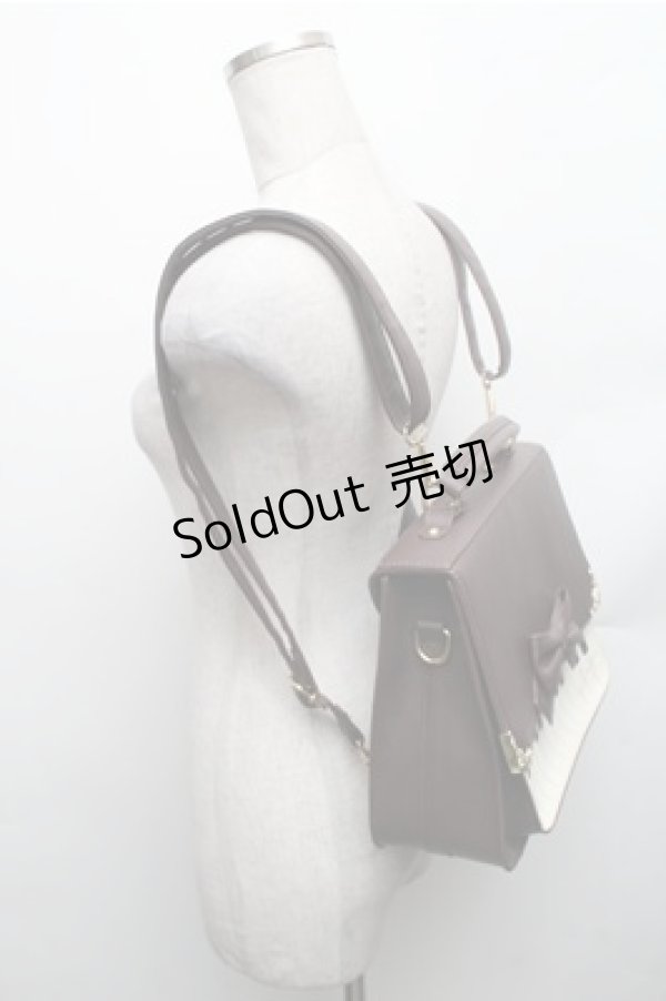 画像3: LOLITA / 鍵盤3WAYバッグ  ブラウン S-26-01-27-029-LO-BG-AS-ZS (3)
