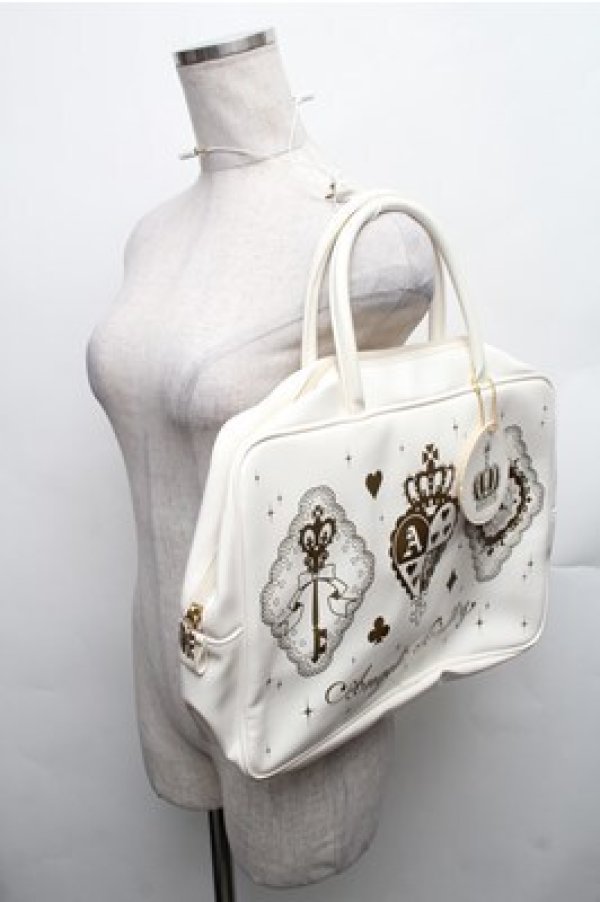 画像5: Angelic Pretty / クラウントランプレッスンバッグ  白 S-26-01-27-030-AP-BG-AS-ZS (5)