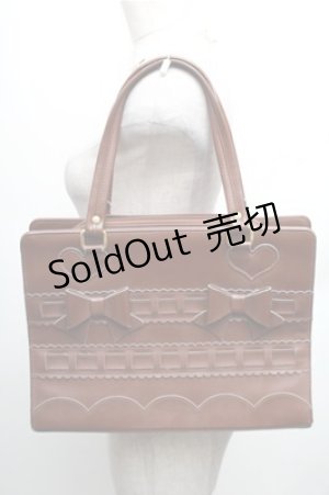 画像: BABY,THE STARS SHINE BRIGHT / ハーティハート2こリボンバッグ  ブラウン S-26-01-27-031-BA-BG-AS-ZS