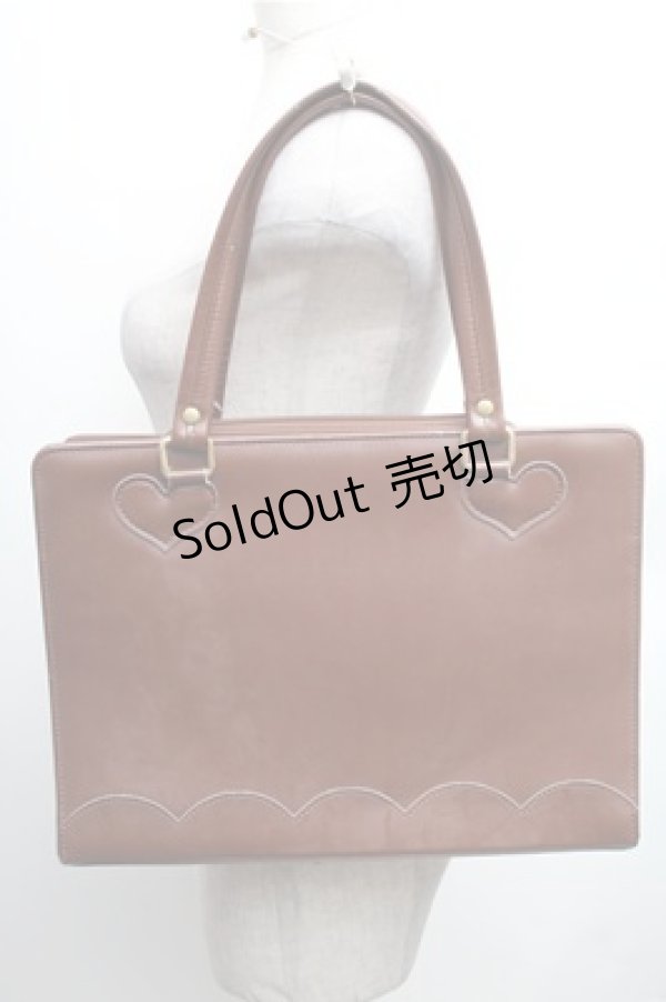 画像2: BABY,THE STARS SHINE BRIGHT / ハーティハート2こリボンバッグ  ブラウン S-26-01-27-031-BA-BG-AS-ZS (2)