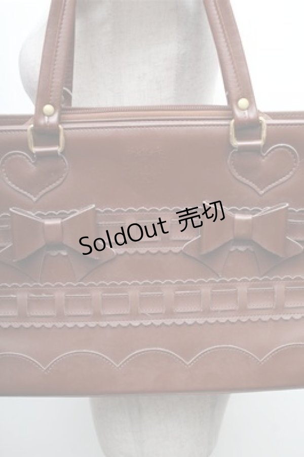 画像3: BABY,THE STARS SHINE BRIGHT / ハーティハート2こリボンバッグ  ブラウン S-26-01-27-031-BA-BG-AS-ZS (3)