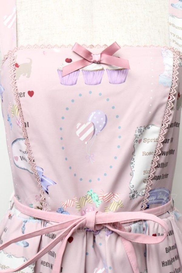 画像3: axes femme kawaii / 10thアニバーサリージャンパースカート M ピンク S-26-01-28-036-AX-OP-TE-ZS (3)