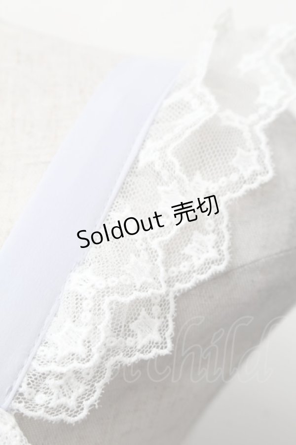 画像4: Eieyom / レース切替ジャンパースカート L サックス S-26-01-28-037-LO-OP-TE-ZS (4)