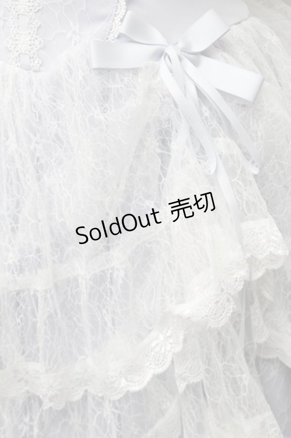 画像5: Eieyom / レース切替ジャンパースカート L サックス S-26-01-28-037-LO-OP-TE-ZS (5)