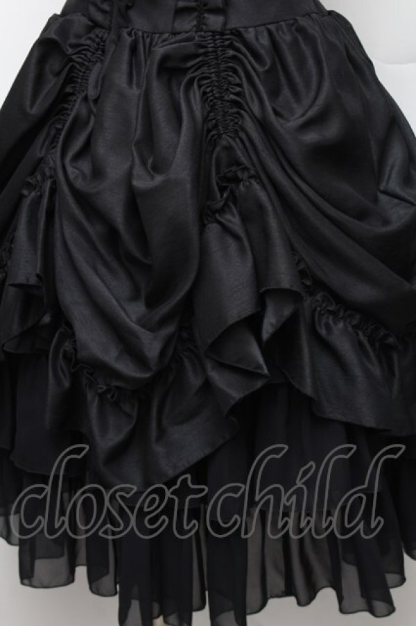 画像4: ATELIER PIERROT / コルセットドレス  黒 S-26-01-28-040-EL-OP-HR-ZS (4)