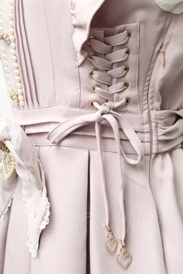 画像6: LIZ LISA / バックカシュクールセットアップ 0 ピンク S-26-01-28-045-LO-OP-HR-ZS (6)