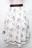 画像2: axes femme / パピヨンフルールプリントスカート M オフ S-26-01-28-046-AX-SK-TE-ZS (2)