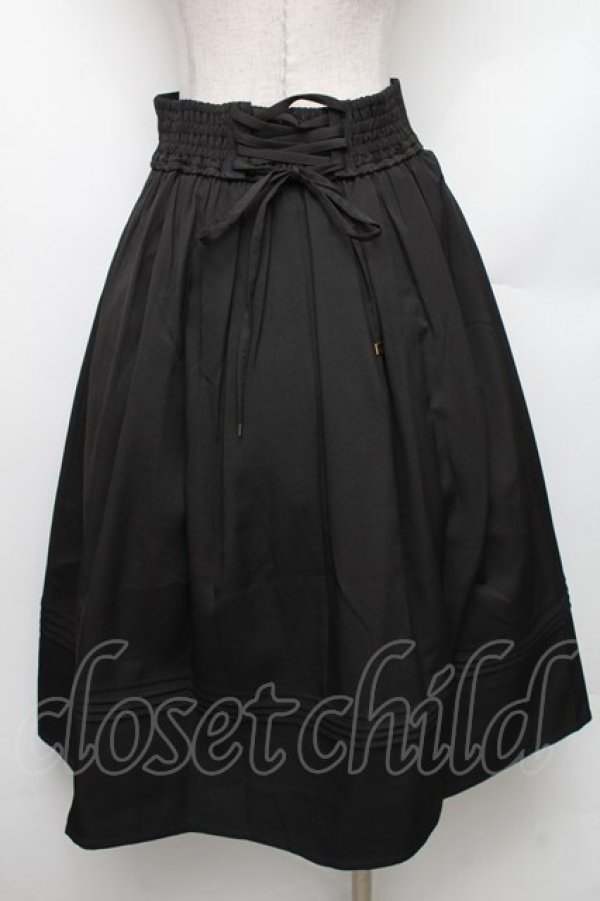 画像2: axes femme / クラシカルスカート M 黒 S-26-01-28-053-AX-SK-TE-ZS (2)