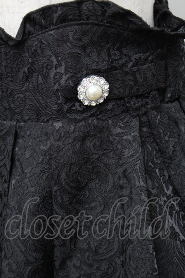 画像3: NOEMIE / 花柄ジャガードフレアスカート  黒 S-26-01-28-055-LO-SK-HR-ZS (3)