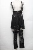 画像1: Amavel / Gothic Punk Nostalgic レッグカバーショートパンツ  黒 S-26-01-28-057-CA-PA-HR-ZS (1)
