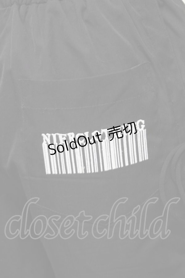 画像3: NieR Clothing / サイド編み上げパンツ F 黒 S-26-01-28-059-PU-PA-TE-ZT0308S (3)