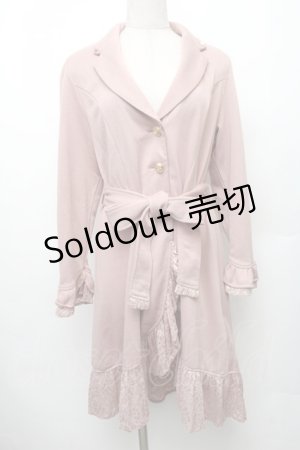 画像: axes femme / 裏毛素材テーラーコーディガン F ピンク S-26-01-28-060-AX-TO-TE-ZS