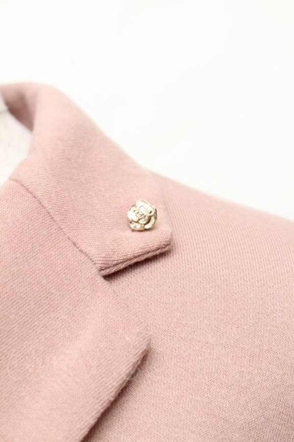 画像3: axes femme / 裏毛素材テーラーコーディガン F ピンク S-26-01-28-060-AX-TO-TE-ZS (3)