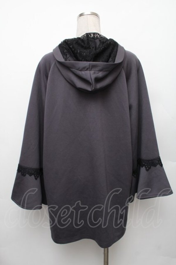 画像2: axes femme / ダンボールニットポンチョ F グレー S-26-01-28-016-AX-TO-TE-ZS (2)