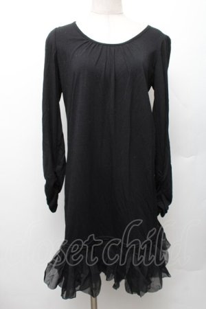 画像: axes femme / カットワンピース  黒 S-26-01-28-018-AX-OP-AS-ZS