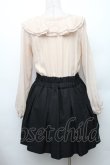 画像2: LOLITA / シフォン切替ワンピース  ベージュｘ黒 S-26-01-28-023-LO-CO-HR-ZS (2)