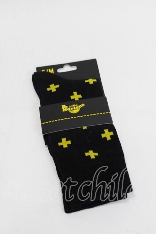 画像1: Dr.Martens （Getta Grip） / 靴下  黒 S-26-01-29-001-PU-ZA-AS-ZS (1)