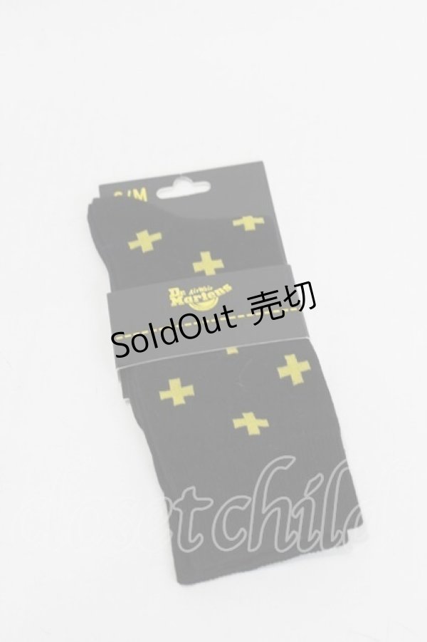 画像1: Dr.Martens （Getta Grip） / 靴下  黒 S-26-01-29-001-PU-ZA-AS-ZS (1)