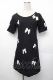 画像1: MILK / リボンワンピース  黒 S-26-01-29-032-ML-SK-AS-ZS (1)