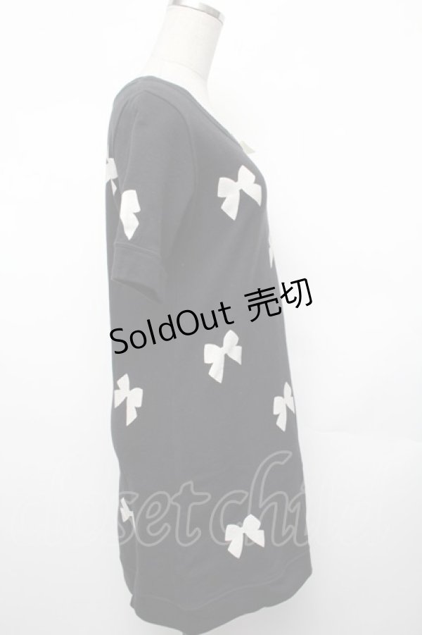 画像3: MILK / リボンワンピース  黒 S-26-01-29-032-ML-SK-AS-ZS (3)