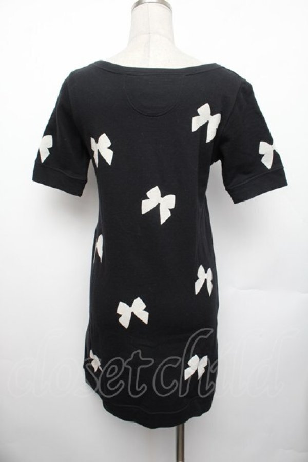 画像4: MILK / リボンワンピース  黒 S-26-01-29-032-ML-SK-AS-ZS (4)