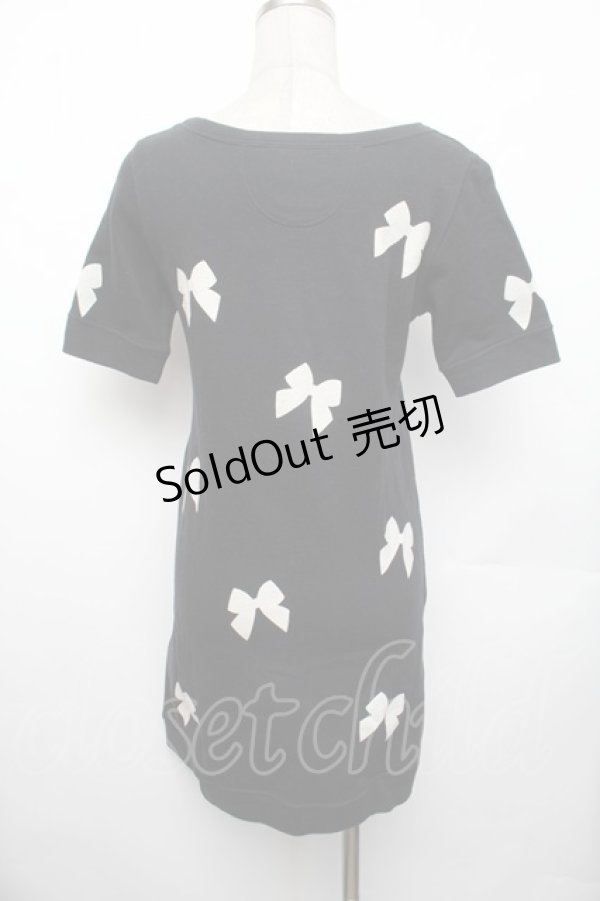 画像4: MILK / リボンワンピース  黒 S-26-01-29-032-ML-SK-AS-ZS (4)