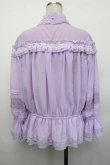 画像3: 星箱works / 七色ワルツフリルブラウス  ラベンダー S-26-01-29-033-PU-BL-HR-ZS (3)