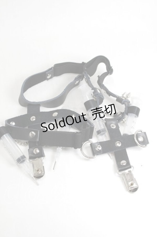 画像2: GOTH / ガーター  黒 S-26-01-29-004-GO-ZA-HR-ZS (2)