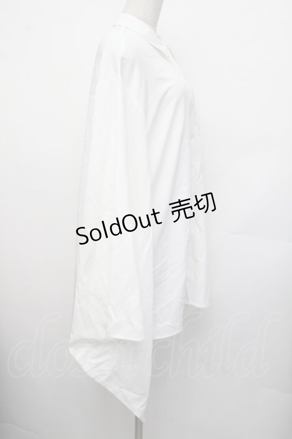 画像2: IRO+IRO / 着物袖ブラウス  白 S-26-01-29-035-LO-BL-AS-ZS (2)