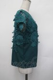 画像2: axes femme / レース袖カットT  グリーン S-26-01-29-041-AX-TO-AS-ZS (2)