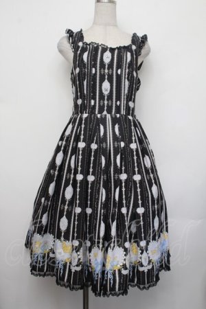 画像: metamorphose / 思い出のすずらんリボンジャンパースカート  グレー S-26-01-29-042-ME-OP-AS-ZS