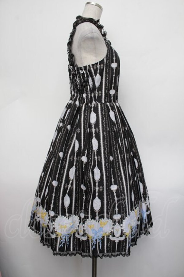 画像3: metamorphose / 思い出のすずらんリボンジャンパースカート  グレー S-26-01-29-042-ME-OP-AS-ZS (3)