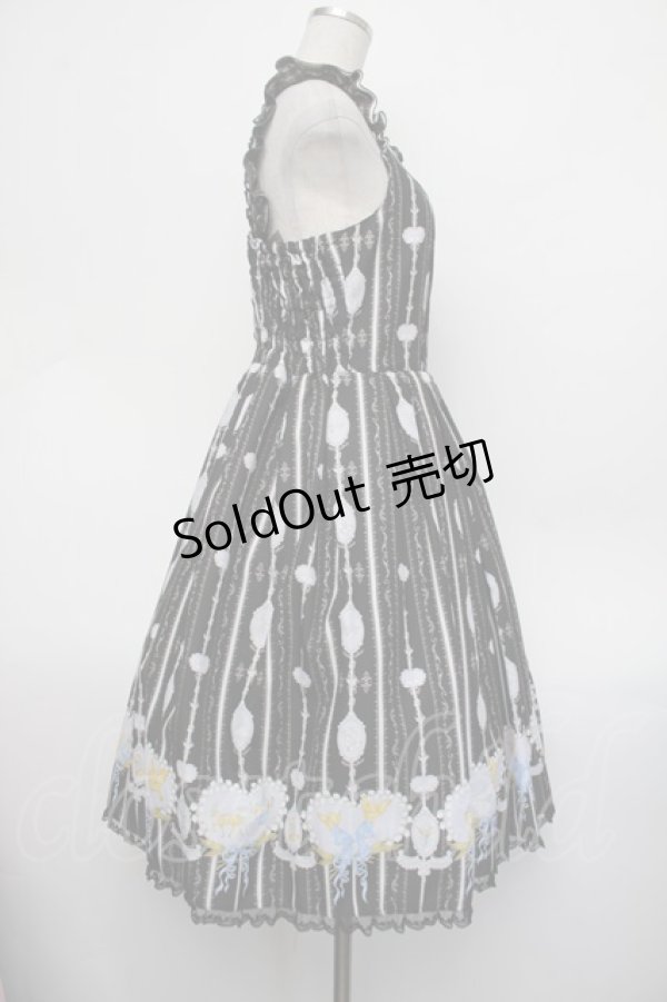 画像3: metamorphose / 思い出のすずらんリボンジャンパースカート  グレー S-26-01-29-042-ME-OP-AS-ZS (3)