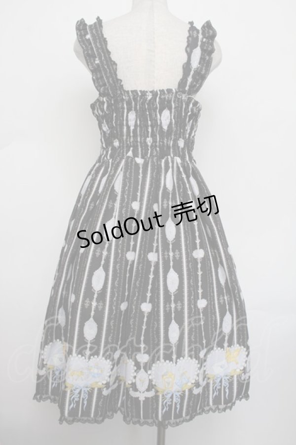 画像4: metamorphose / 思い出のすずらんリボンジャンパースカート  グレー S-26-01-29-042-ME-OP-AS-ZS (4)